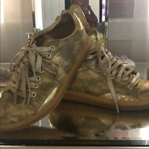 Gold Sneakers